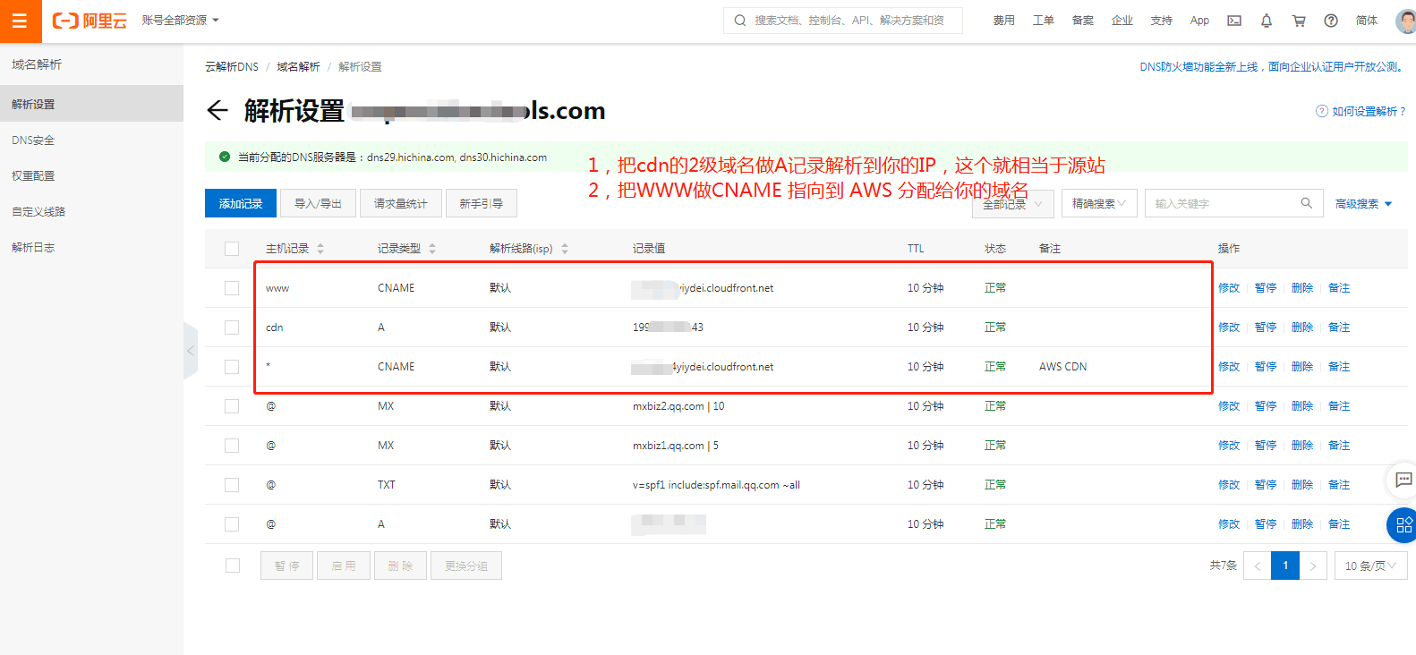 外贸网站AWS CloudFront